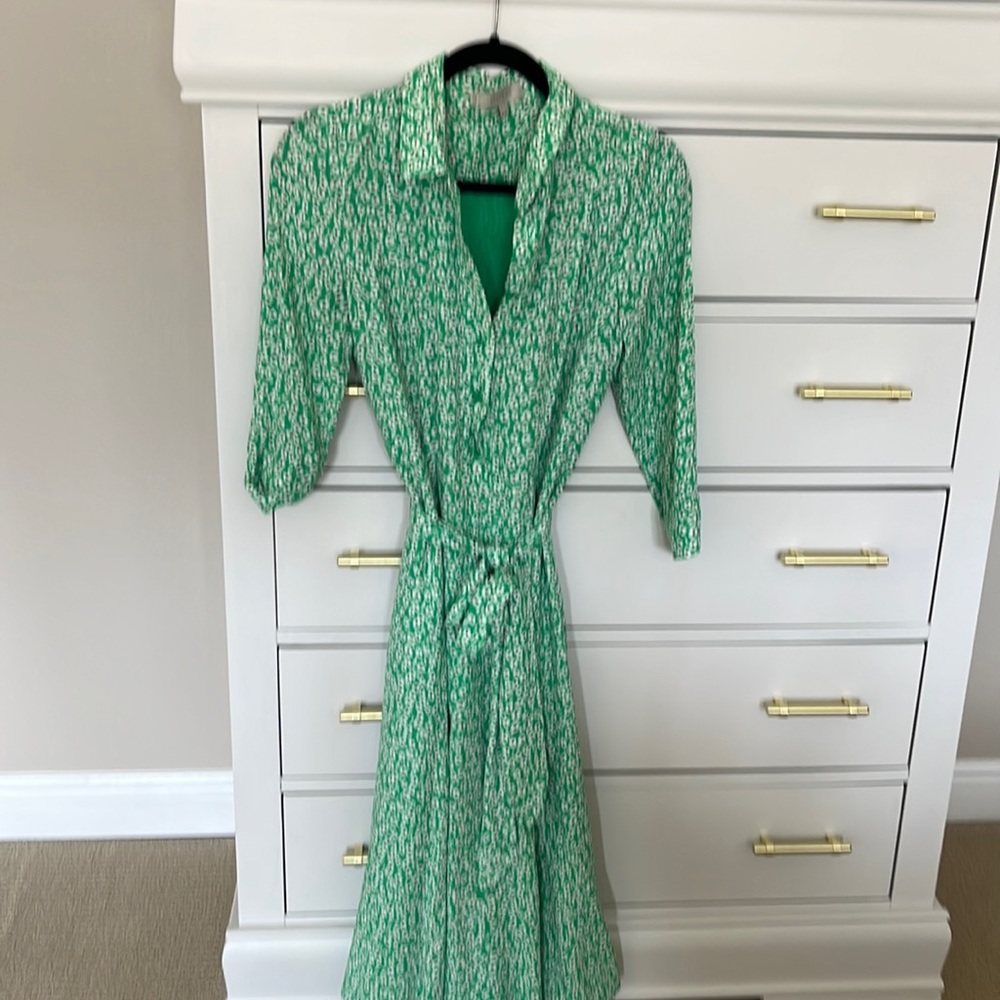 Hobbs midi shirt dress